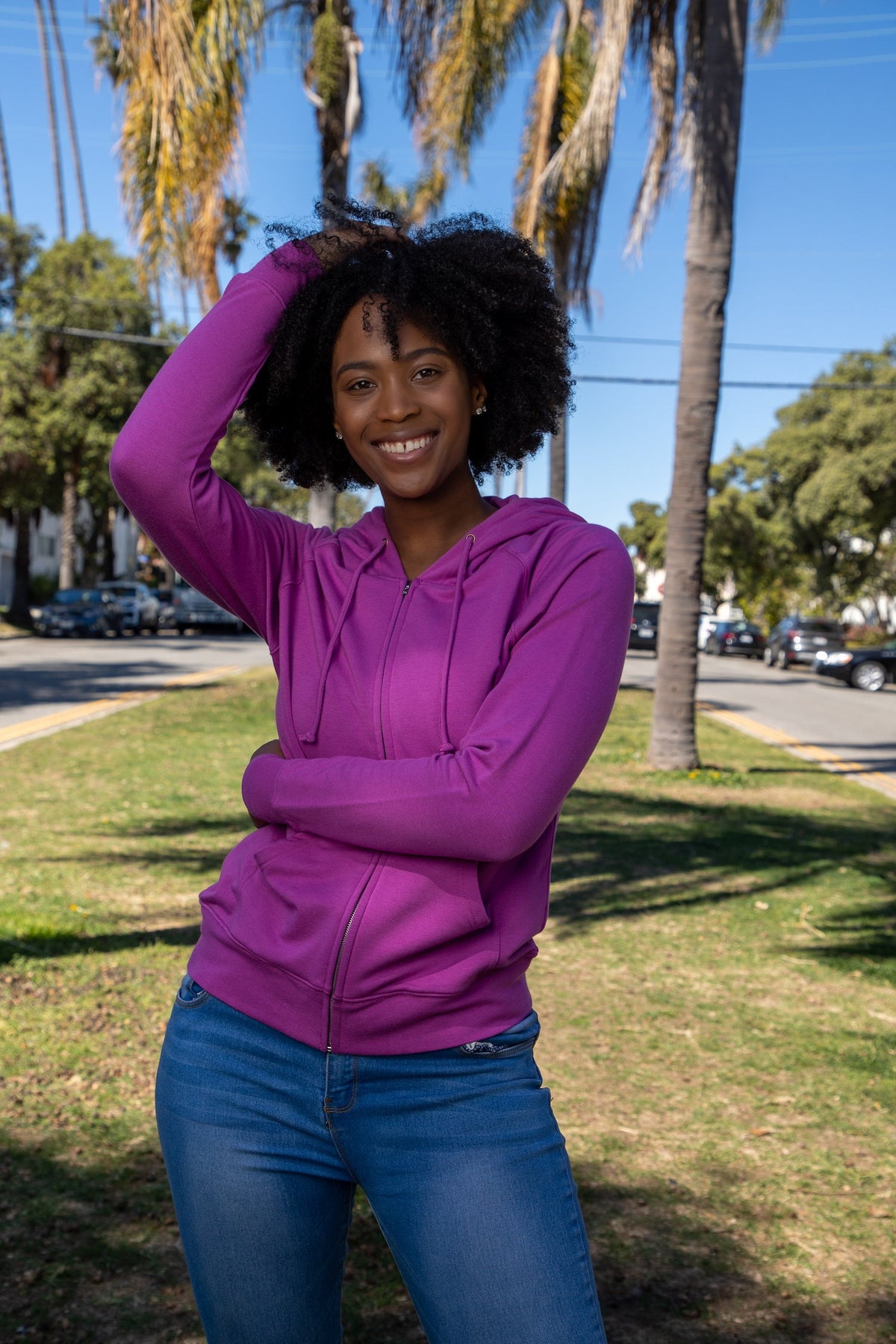 Bamboo French Terry Zip Hoodie